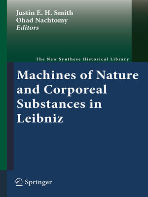 cover image of Machines of Nature and Corporeal Substances in Leibniz